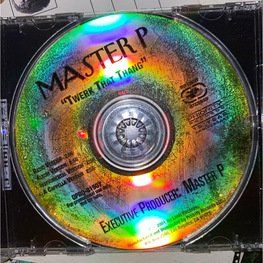 Master P Twerk That Thing Cd Poor Condition